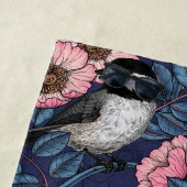 Kichererbsen in wilder Rose in Rosa und Blau Strandtuch (Beispiel)