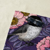 Kichererbsen in wilder Rose in Rosa und Violett Strandtuch (Beispiel)