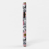 Kichererbsen in wilder Rose, rosa und grau Case-Mate iPhone Hülle (Hinten/Rechts)