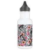 Kichererbsen in wilder Rose, rosa und grau Edelstahlflasche (Links)