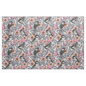 Kichererbsen in wilder Rose, rosa und grau Stoff (Yard (91,4 cm))