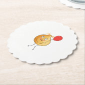 Kichererbsen-Thema, Kichererbsen-Design Untersetzer (angewinkelt)