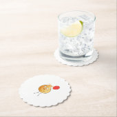 Kichererbsen-Thema, Kichererbsen-Design Untersetzer (Vor Ort)