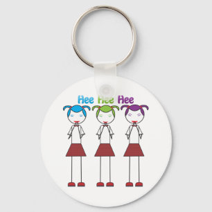 Kichernde Anime-japanische Mädchen Schlüsselanhänger