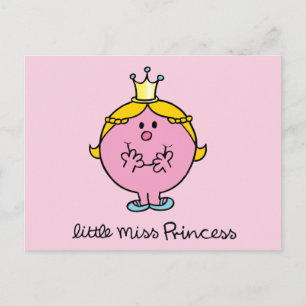 Kicherndes kleines Fräulein Prinzessin Postkarte