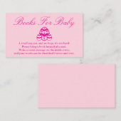 Kicherösterbücher für Babydusche Begleitkarte (Vorne/Hinten)