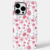 Kicherrosa Blume elegant Stilvoll Case-Mate iPhone Hülle (Rückseite)