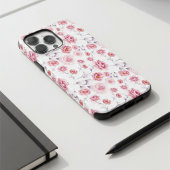 Kicherrosa Blume elegant Stilvoll Case-Mate iPhone Hülle