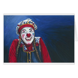 Kichert die Clown-Malerei