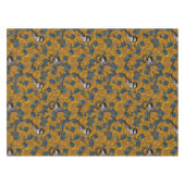 Kichervögel auf den Zweigen der Heidelbeere Tischdecke (Vorderseite (Horizontal))