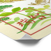 Kichi:Calligraphy "Good Fortune" 260020010 Poster (Ecke)