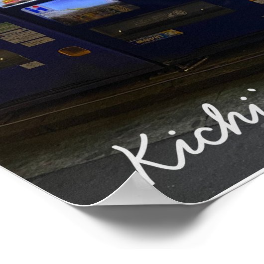 Kichijoji, Automaten-Poster in Tokio Poster (Ecke)