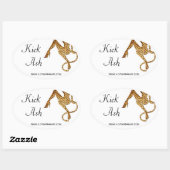 Kick Ash Sticker (Blatt)