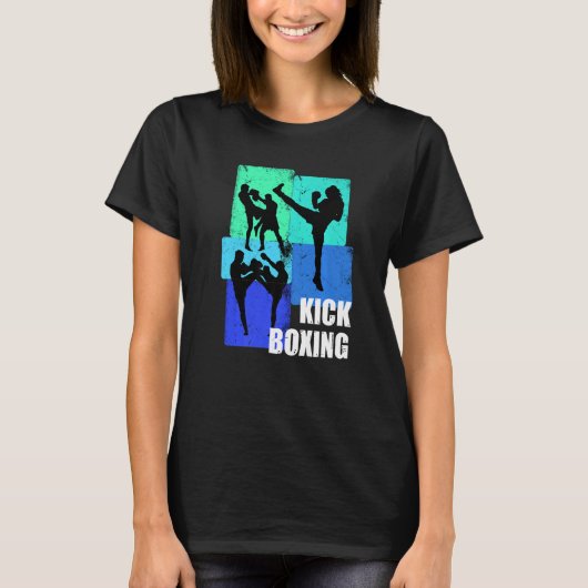 Kick Boxing Bekleidung für Kick Boxer Gear Kick Bo T-Shirt (Vorderseite)