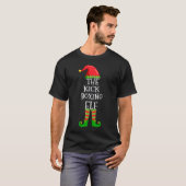 Kick Boxing Elf Familie Matching Weihnachtsgruppe T-Shirt (Vorne ganz)