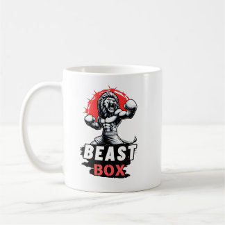 Kick Boxing Lion Design Kaffeetasse