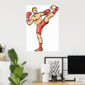 Kick Boxing Poster (Heimbüro)