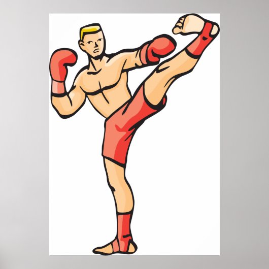 Kick Boxing Poster (Vorne)