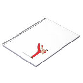 Kick Boxing Spiral Notebook Notizblock (Linke Seite)