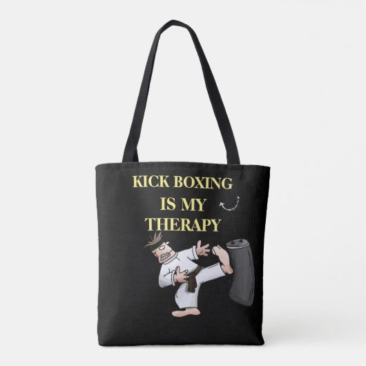 KICK BOXING Therapiedesign Tasche (Rückseite)