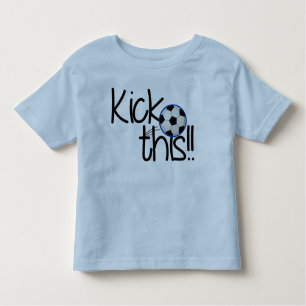 Kick diesen Kleinkind-Ringer-T - Shirt