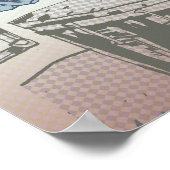 Kick Drum One Print/Poster Poster (Ecke)