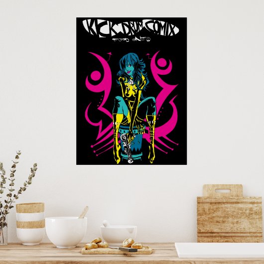 Kick Drum Two Print/Poster Poster (Küche)