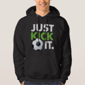 Kick es einfach. hoodie (Vorderseite)