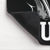 Kick For A Breast Cancer Awareness Nk Ribbon Socce Mousepad (Ecke)