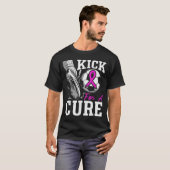 Kick For A Breast Cancer Awareness Nk Ribbon Socce T-Shirt (Vorne ganz)