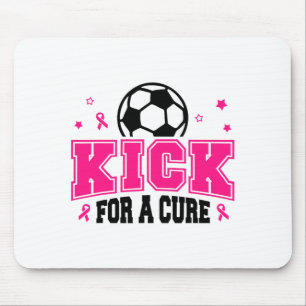 Kick For A Cure Fußball Brustkrebs-Bewusstseinsnad Mousepad