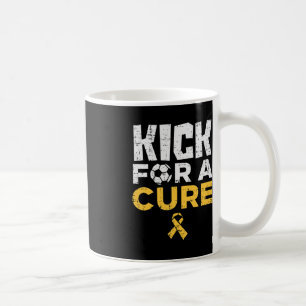 Kick for a cuure Soccer Childhood Cancer Awareness Kaffeetasse
