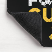 Kick for a cuure Soccer Childhood Cancer Awareness Mousepad (Ecke)