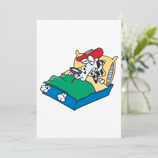 Kick Hund in Bed Einladung