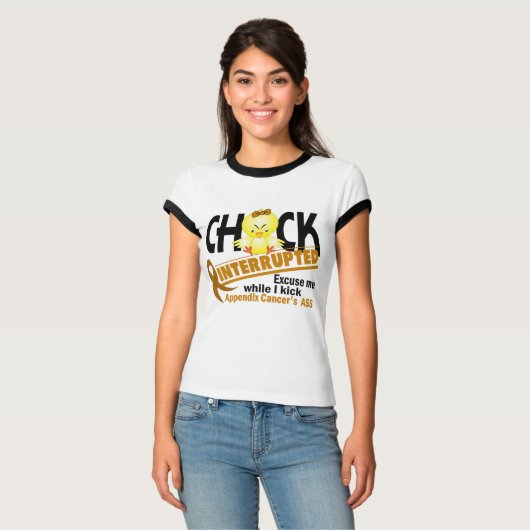 Kick Interrupted 2 Anlage Cancer T-Shirt (Vorderseite Vollansicht)