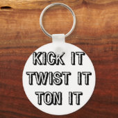 Kick it schlüsselanhänger (Vorderseite)