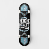 Kick It Skate Grind City Skateboard (Vorderseite)