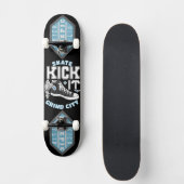 Kick It Skate Grind City Skateboard (Vorderseite)