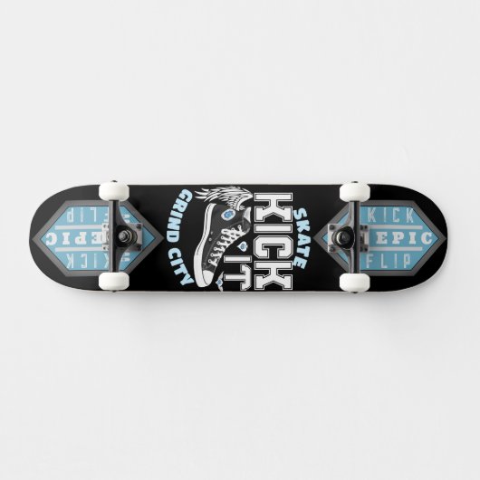 Kick It Skate Grind City Skateboard (Horizontal)