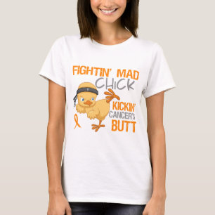 Kick Leukemia Fighting Chick T-Shirt