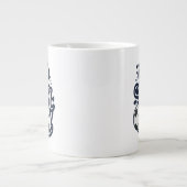 Kick like a Girl Jumbo-Tasse (Vorderseite)