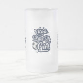 Kick like a Girl Mattglas Bierglas (Mittel)