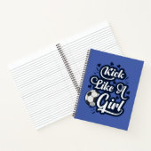 Kick like a Girl Notizblock (Innenseite)