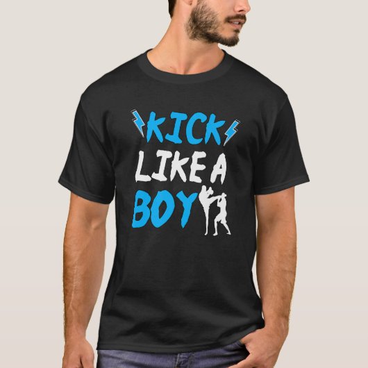 Kick like a grill Men Kickboxing T-Shirt (Vorderseite)