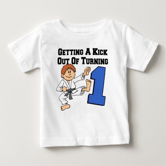 Kick Out of Turn One Baby T-shirt (Vorderseite)