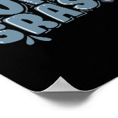 Kick uns ein paar Grass Gummiball Kickball Poster (Ecke)