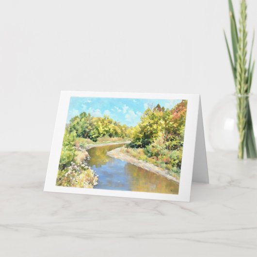 Kickapoo Creek nahe Pottstown Road  Karte (Vorderseite)