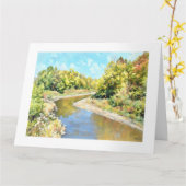 Kickapoo Creek nahe Pottstown Road Karte (Gelbe Blume)