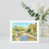 Kickapoo Creek nahe Pottstown Road  Postkarte (Stehend Vorderseite)