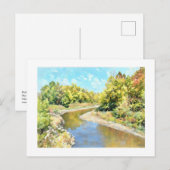 Kickapoo Creek nahe Pottstown Road  Postkarte (Vorne/Hinten)